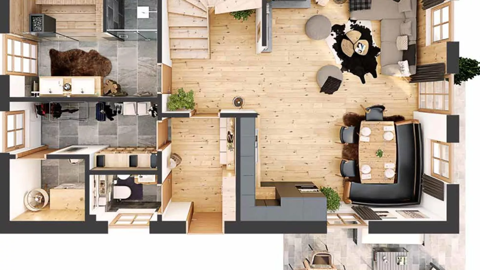 Haus am Wald-Floor plan