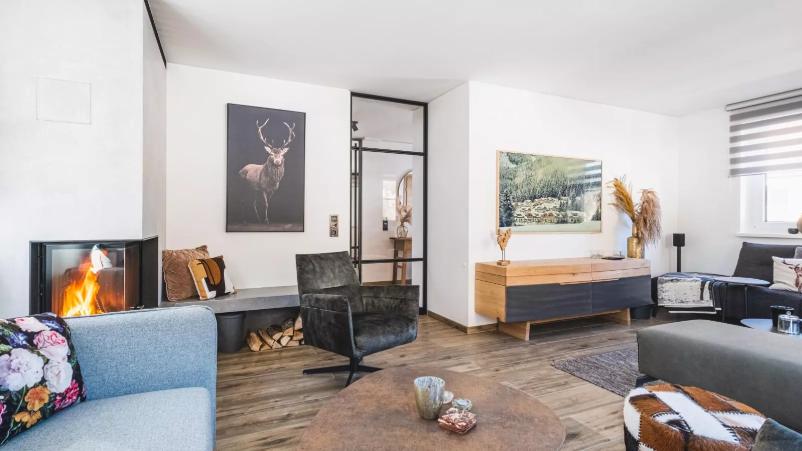 Chalet Hirschblick-Living room