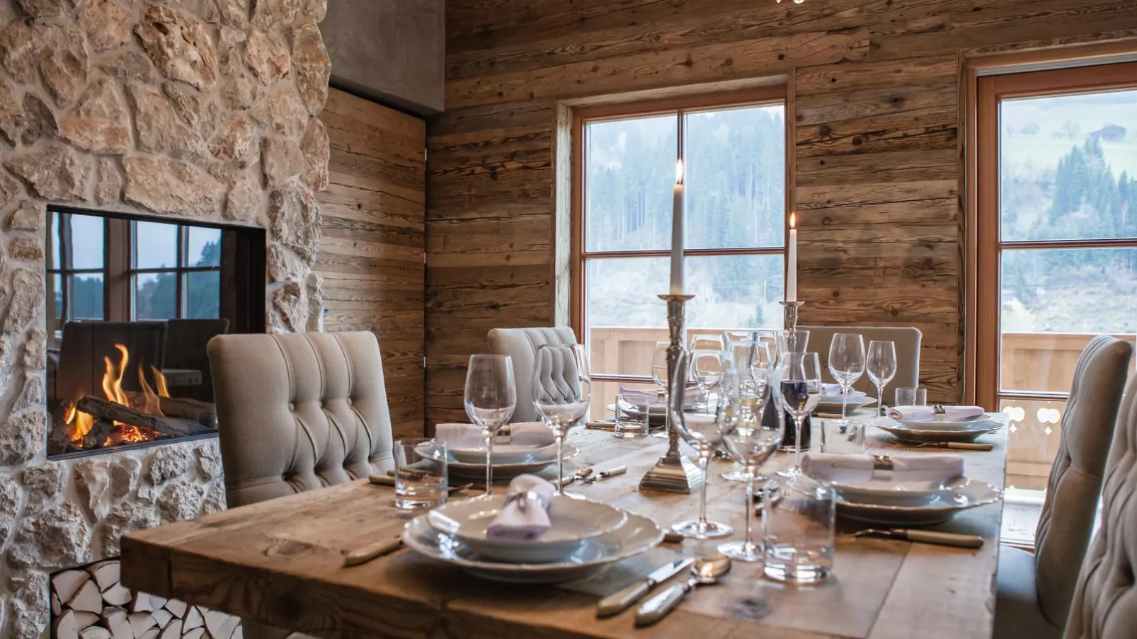 Kitz Boutique Chalet am Lift-Esszimmer