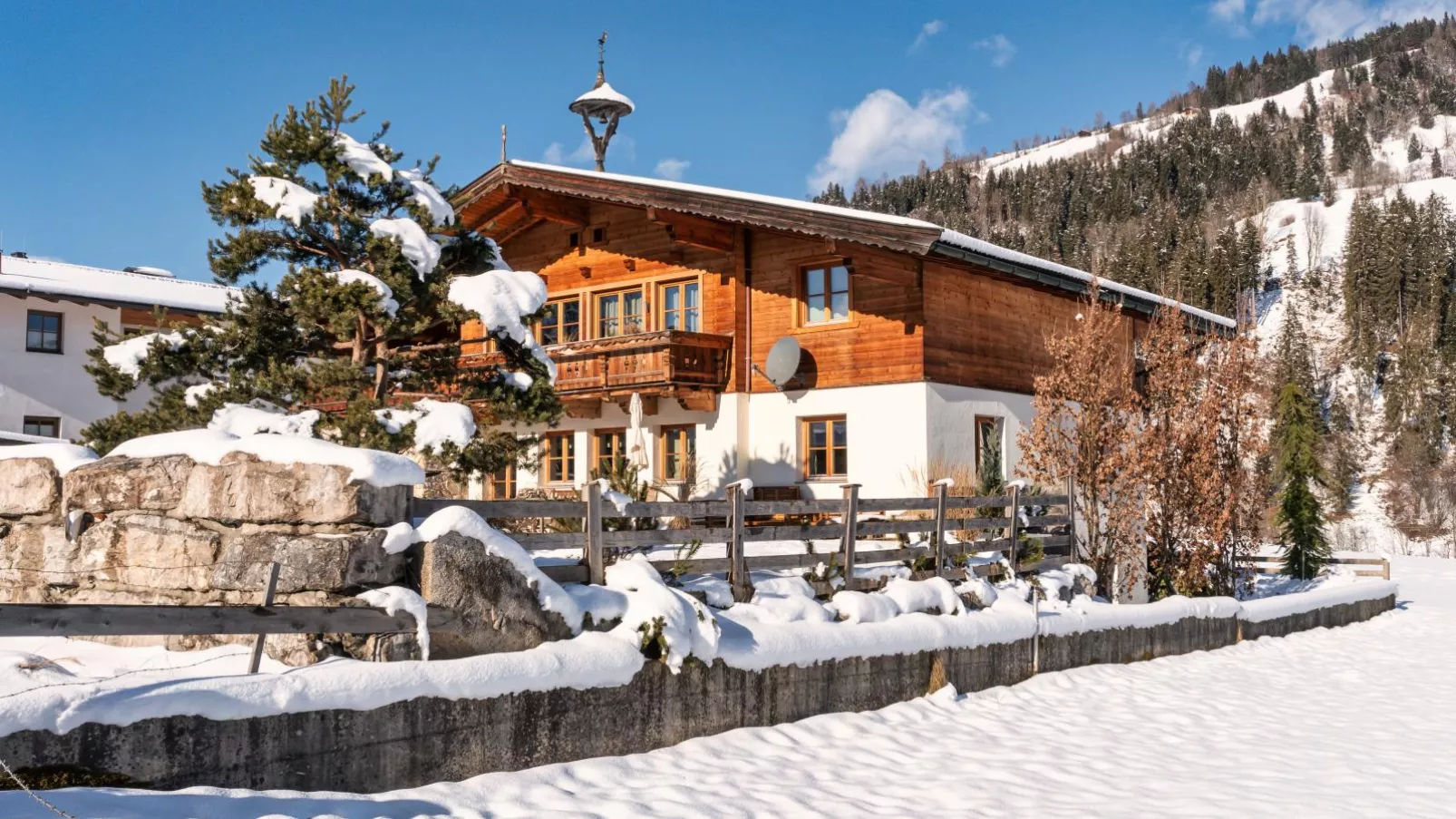 Kitz Boutique Chalet am Lift-Außenbereich Winter