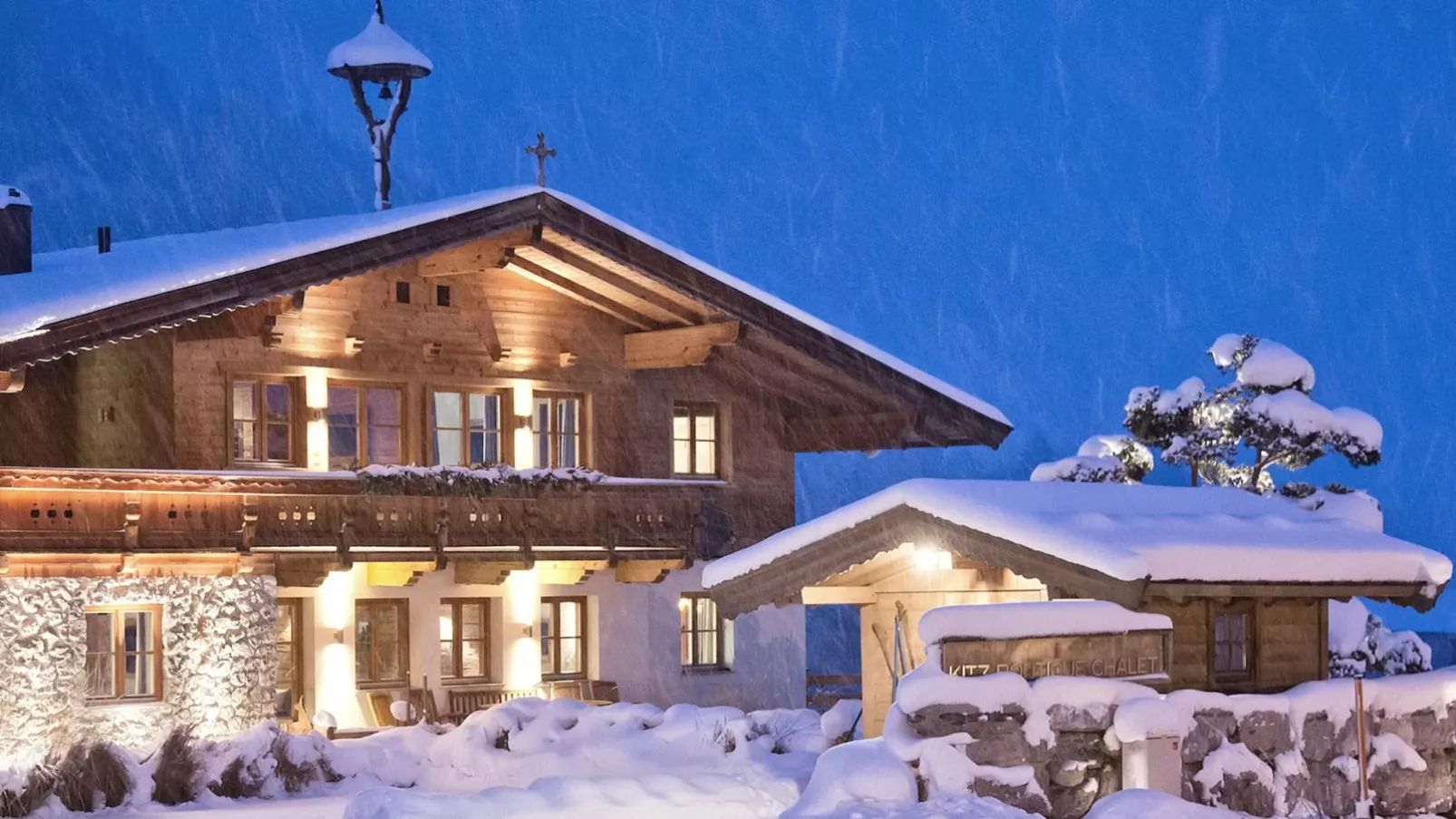 Chalet-Apartment Holunder am Lift-Exterior winter