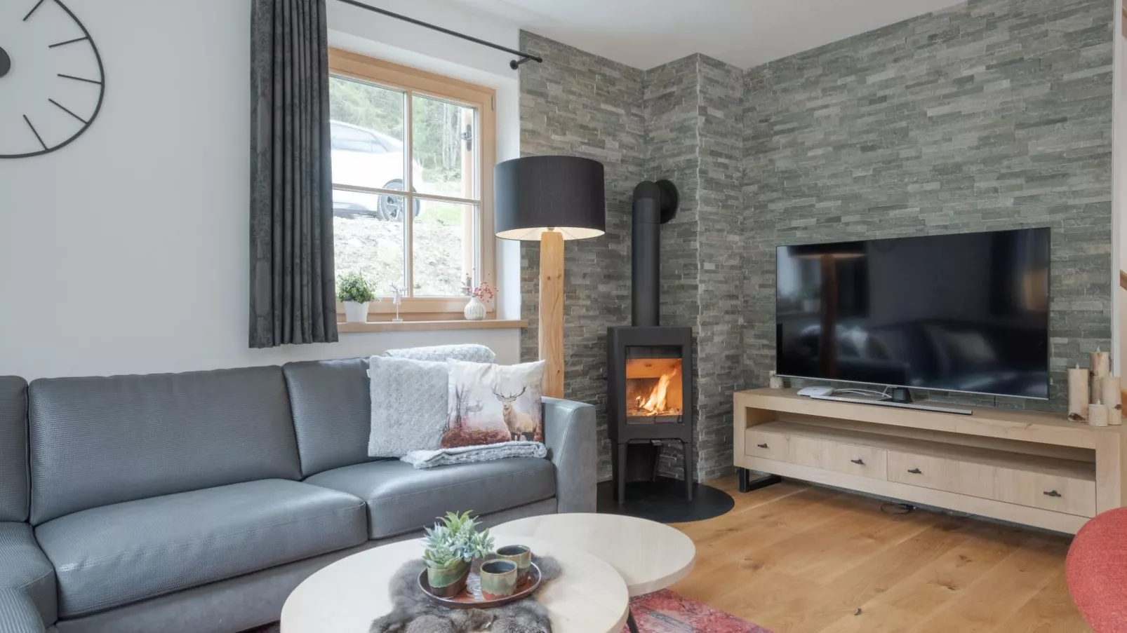 Chalet Karibu-Living room