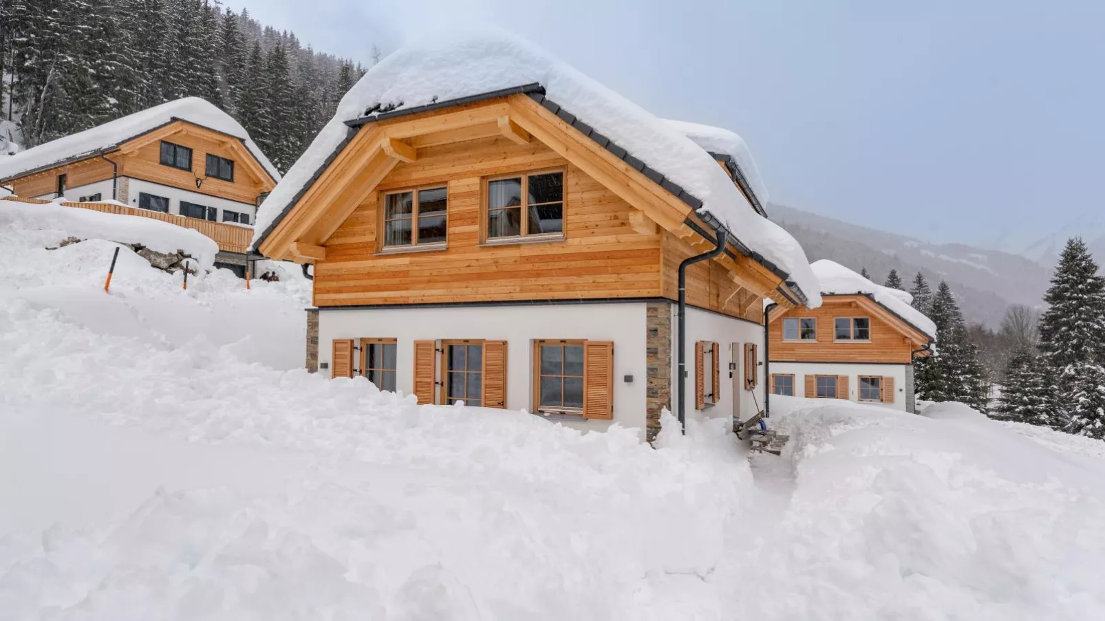 Traumhaus-Exterior winter