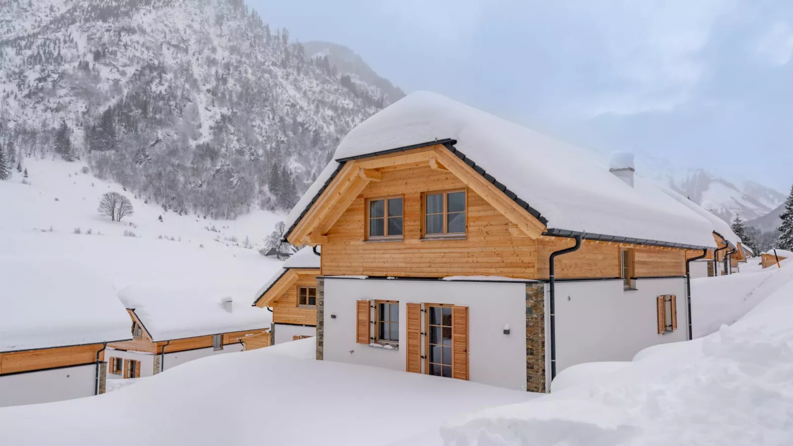 Traumhaus-Exterior winter