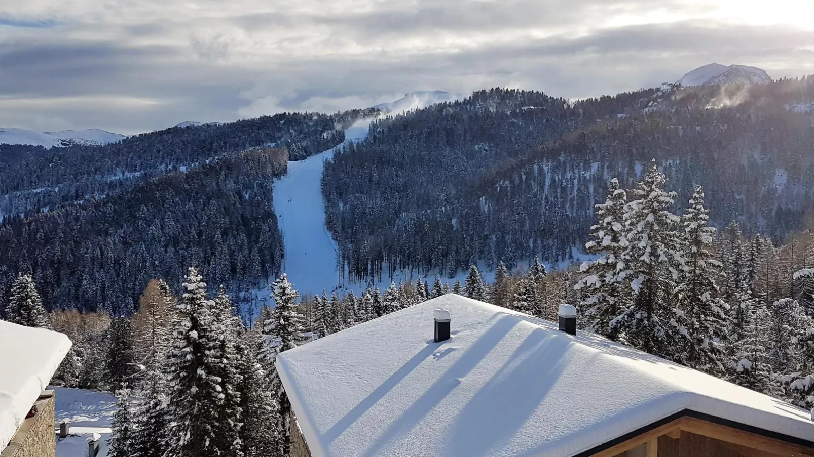 Turrach Lodge-View winter