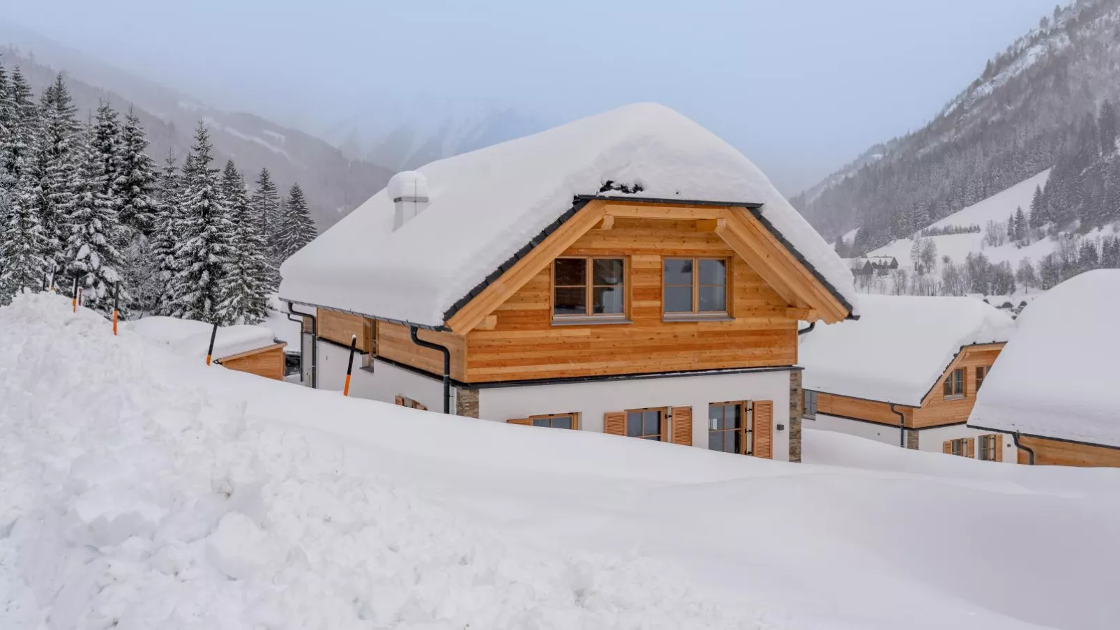 Traumhaus-Exterior winter