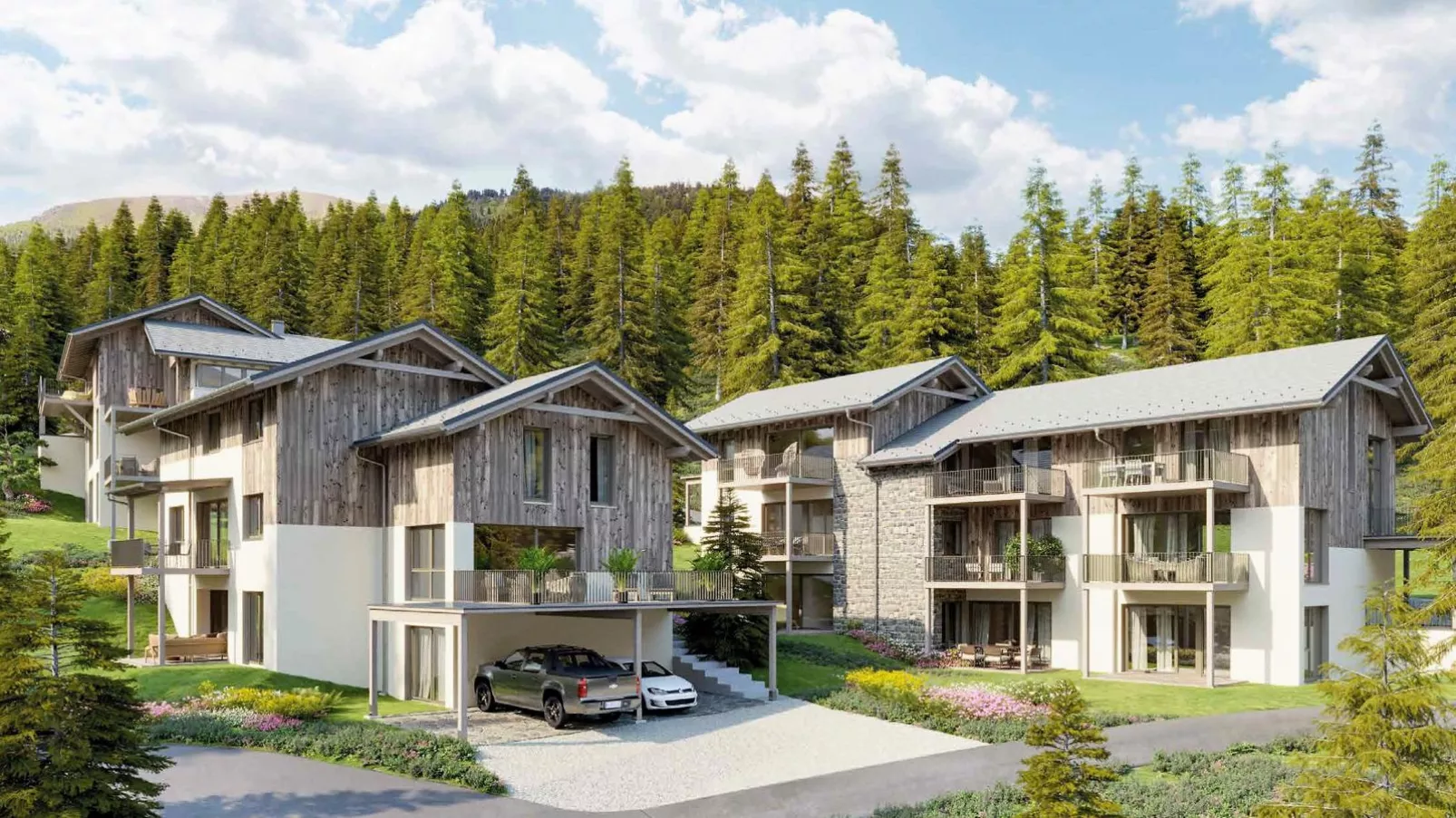 Romantik Mountain Chalet-Extérieur été