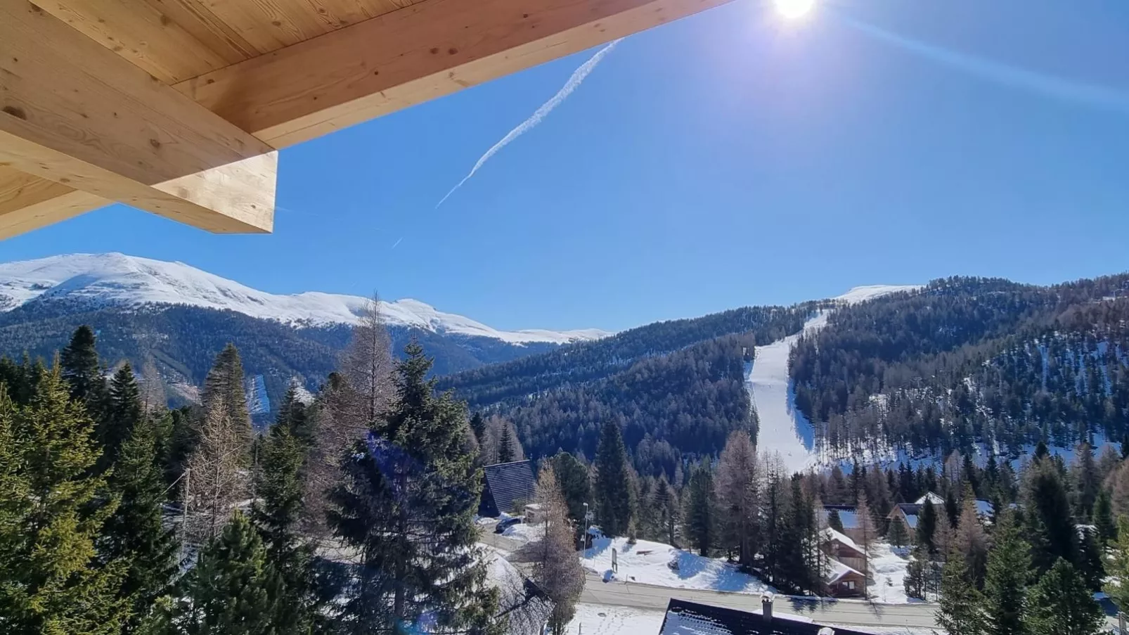 JuJa Lodge-Aussicht Winter