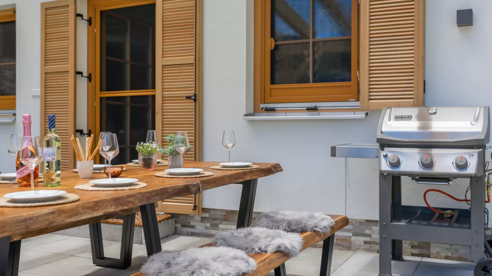 Ferienhaus Erna-Terrassenbalkon
