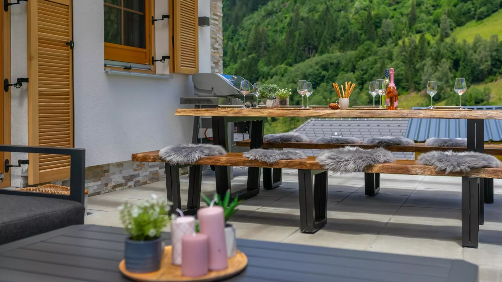 Ferienhaus Erna-Terrassenbalkon