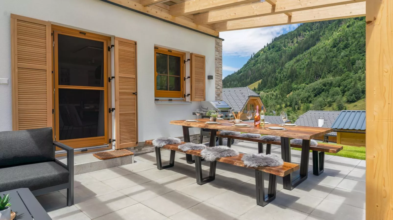 Ferienhaus Erna-Terrassenbalkon