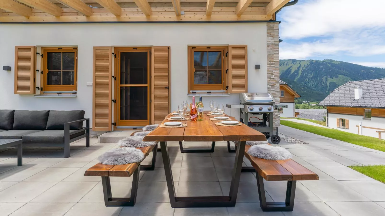 Ferienhaus Erna-Terrassenbalkon