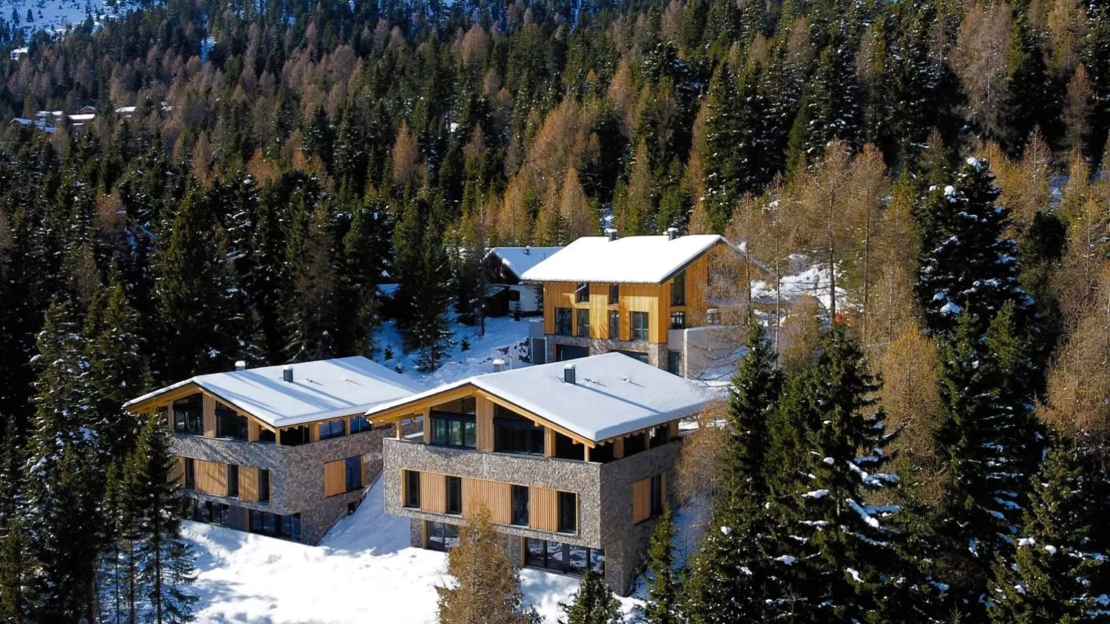 JuJa Lodge-Außenbereich Winter