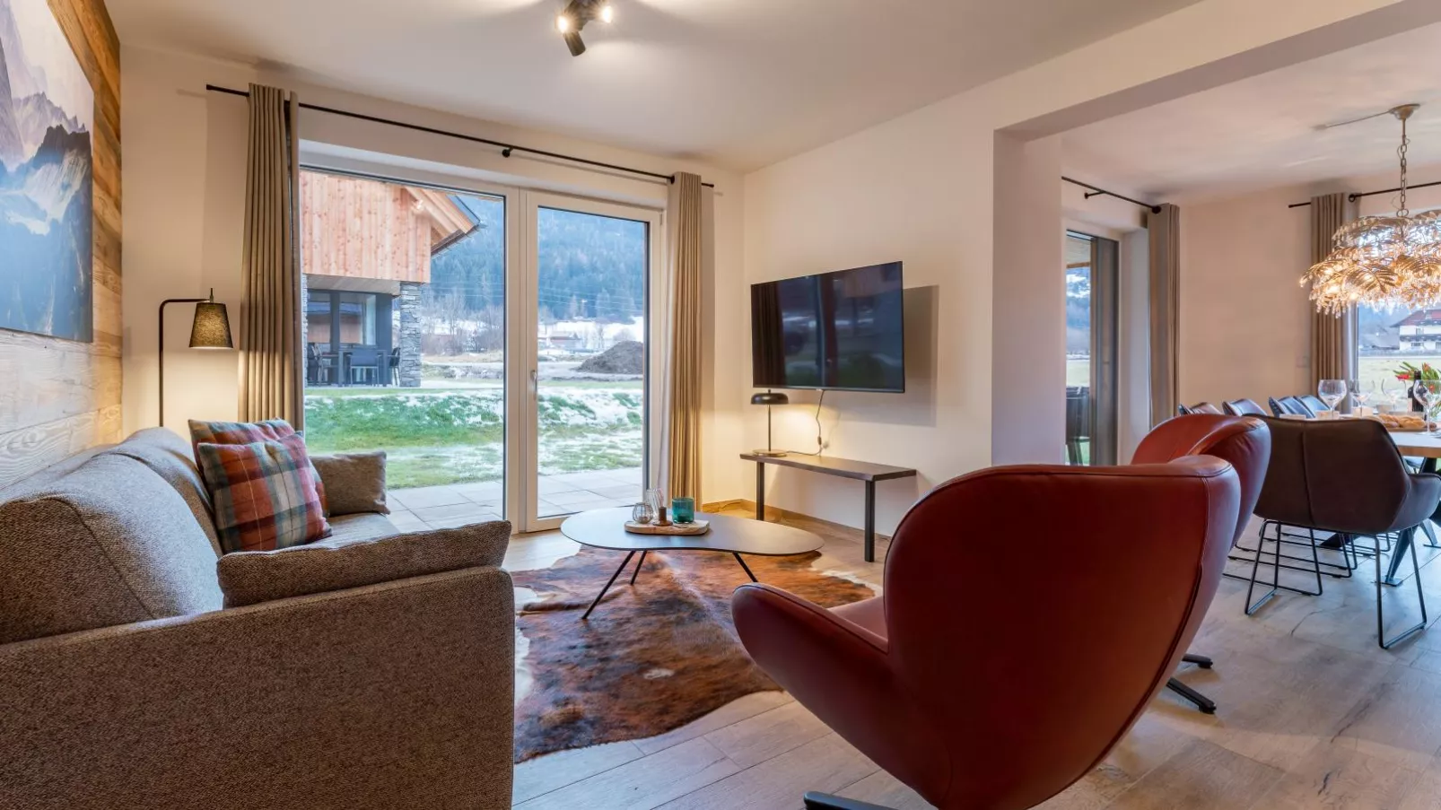 Mountain Chalet Krek Wak Wou-Living room