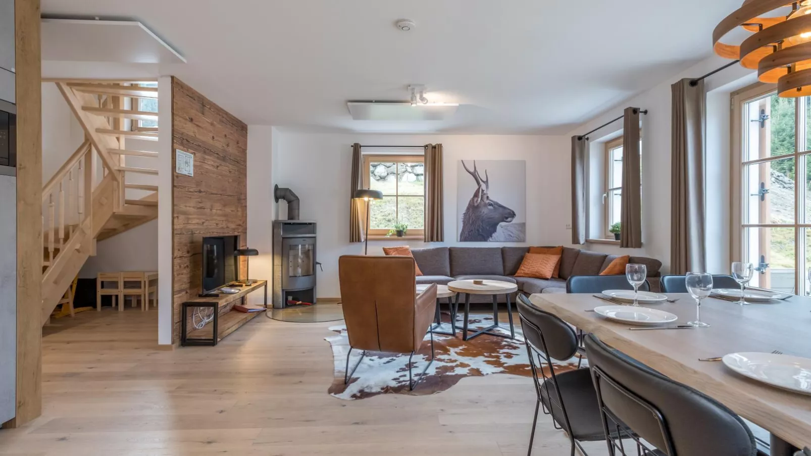 Chalet Amsel-Living room