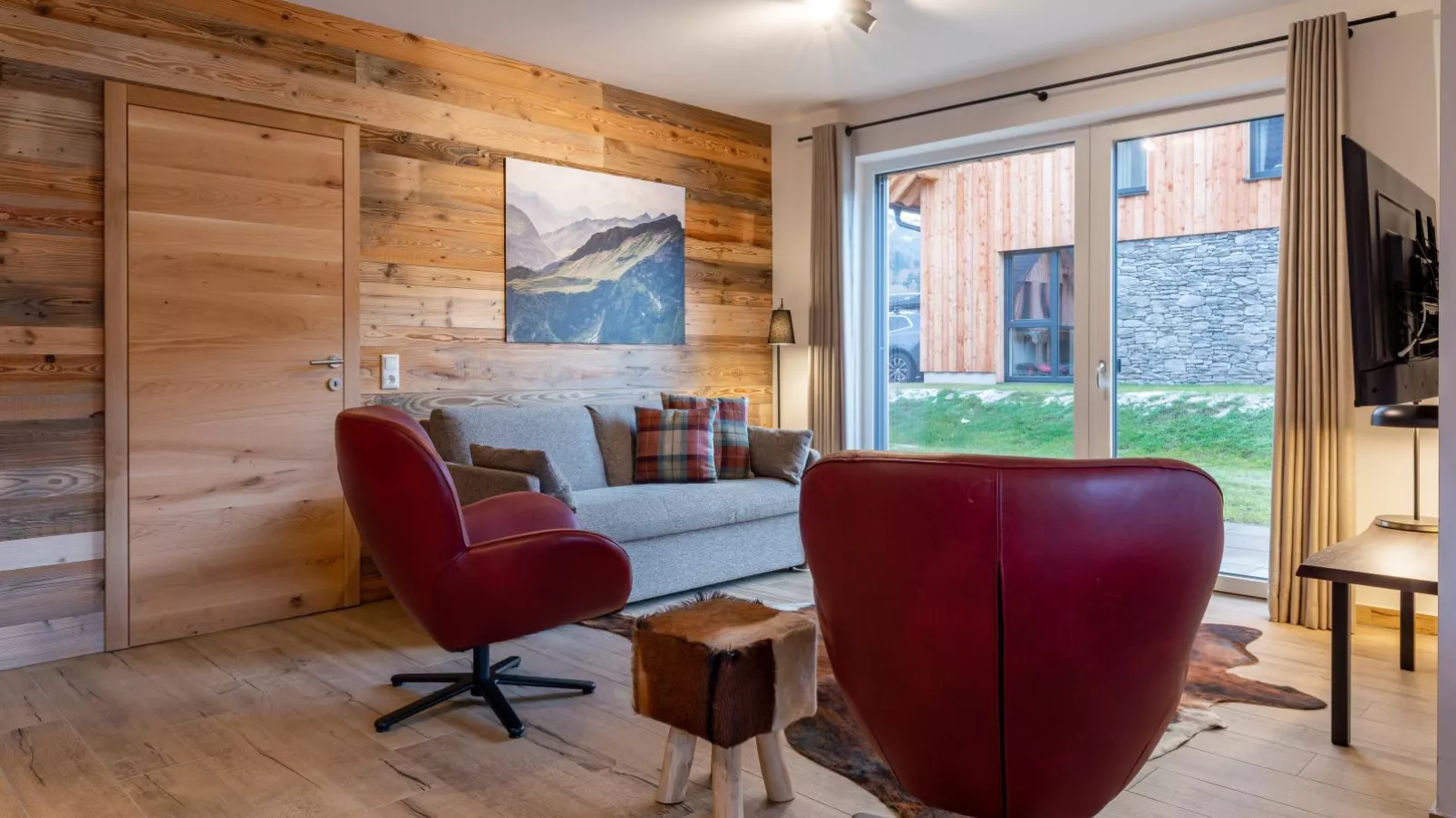 Mountain Chalet Krek Wak Wou-Living room