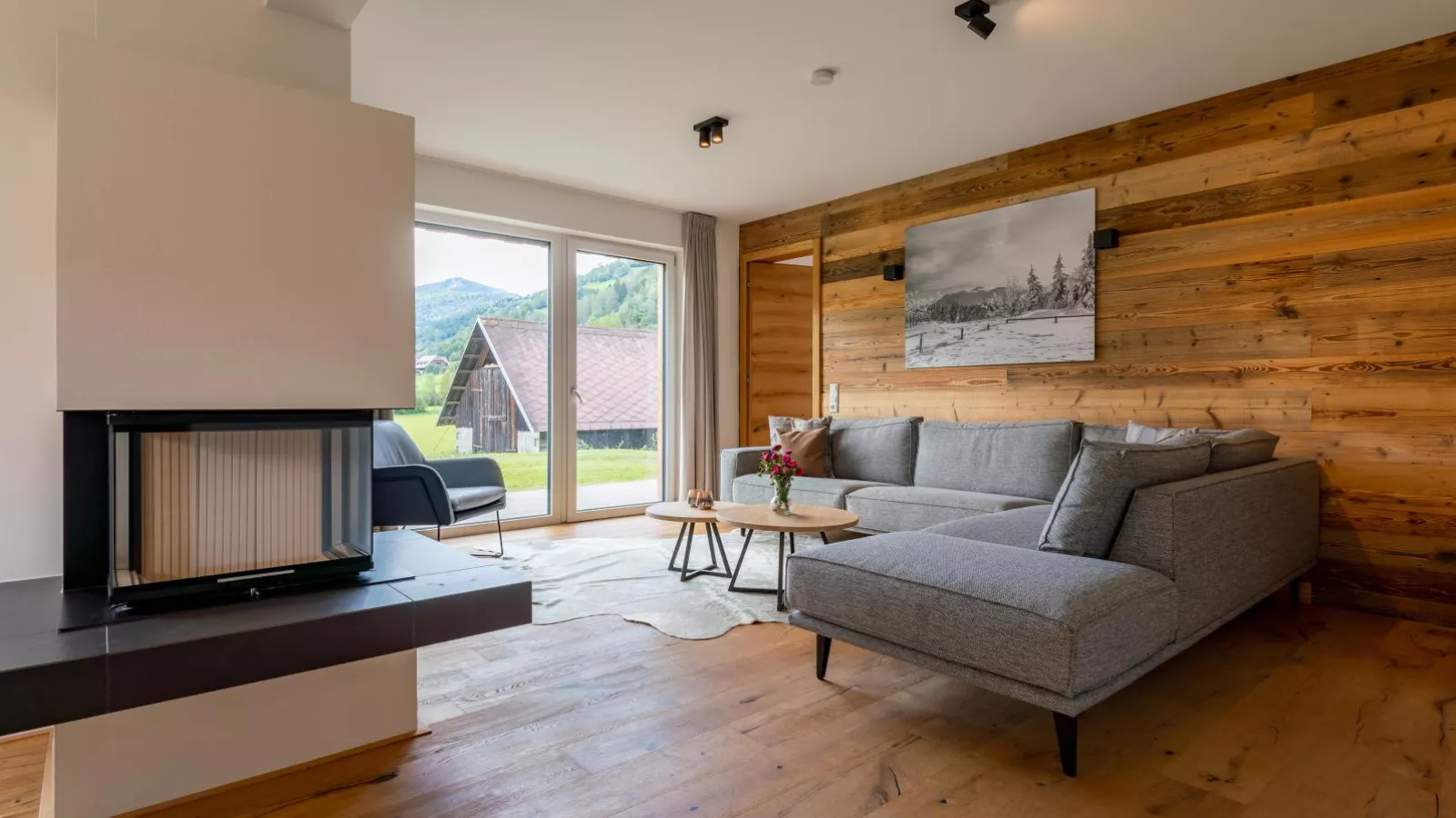 Mountain Chalet Alpinchique-Living room