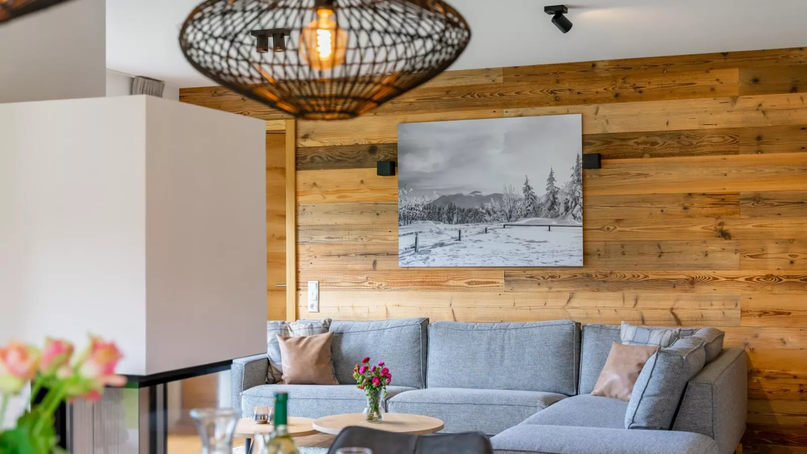 Mountain Chalet Alpinchique-Living room