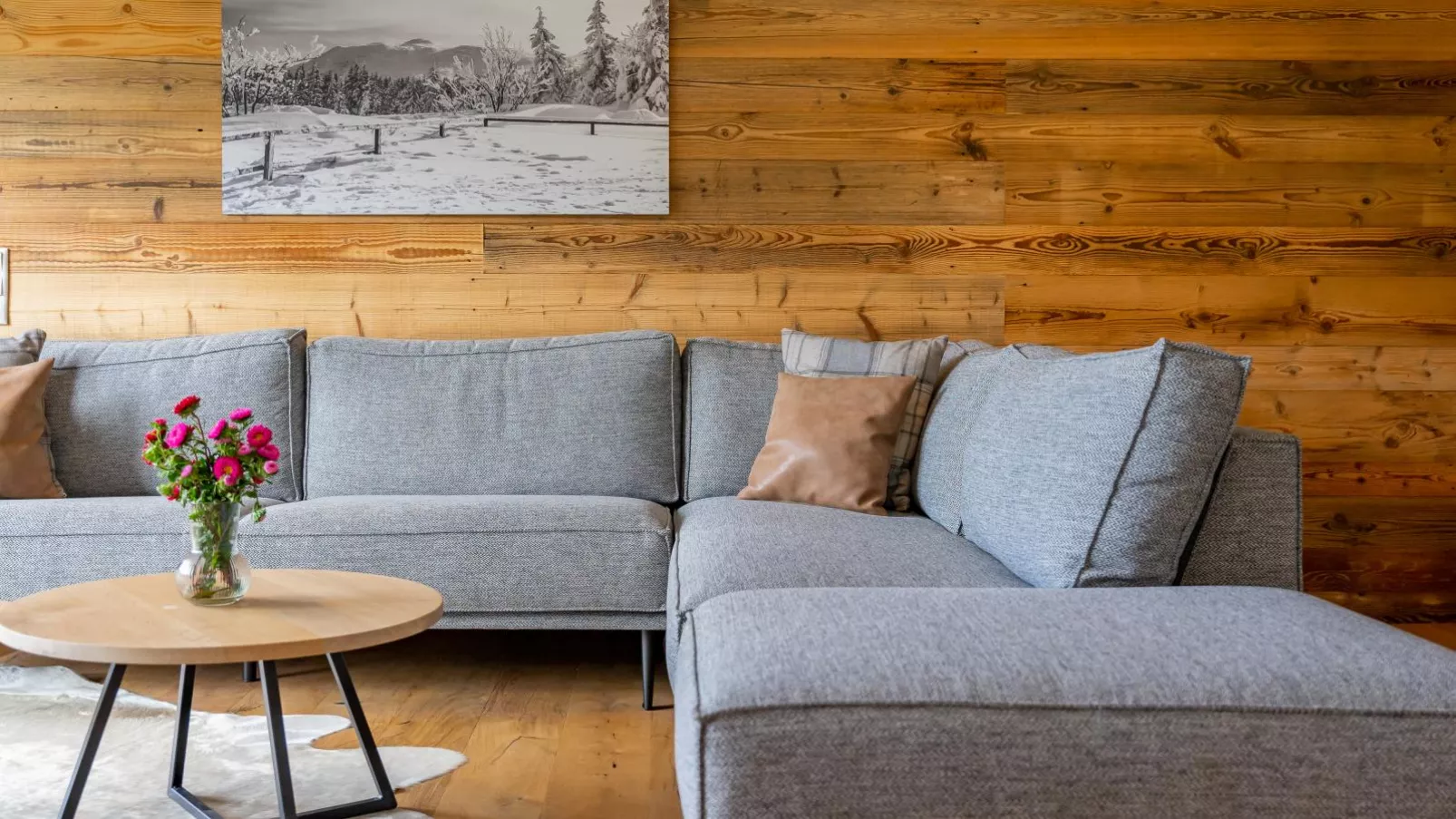 Mountain Chalet Alpinchique-Living room