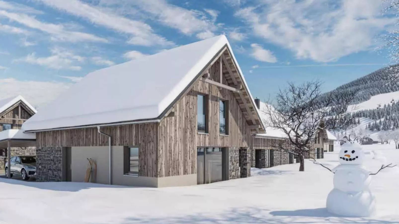 Mountain Chalet Esttes-Exterior winter