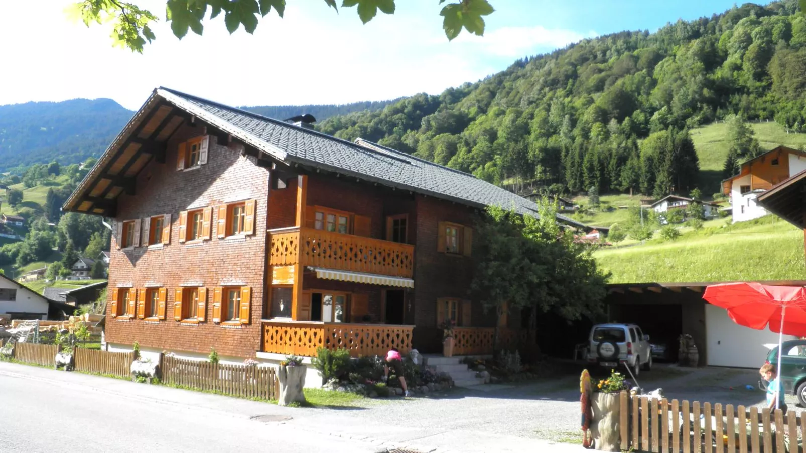 Landhaus Barbara-Außenbereich Sommer