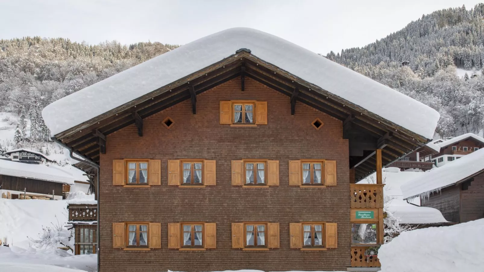 Landhaus Barbara-Außenbereich Winter