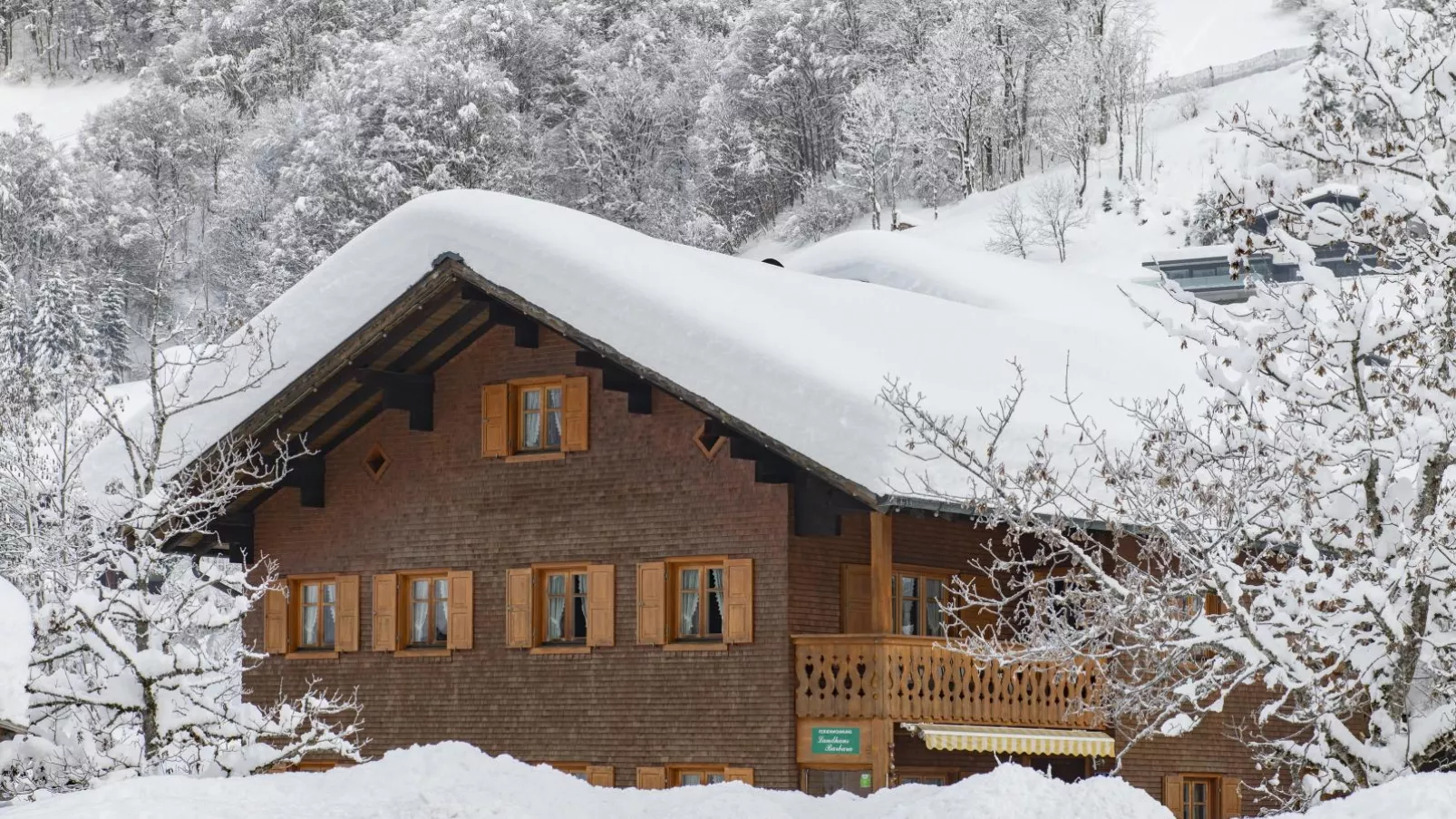 Landhaus Barbara-Außenbereich Winter