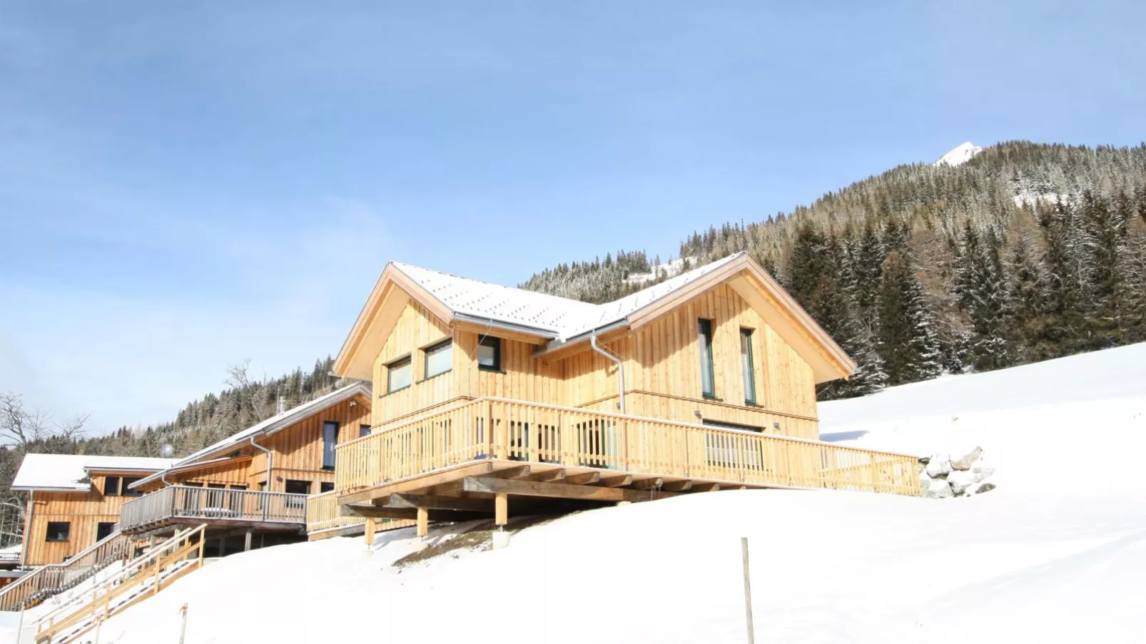 Lachende Eule-Exterior winter