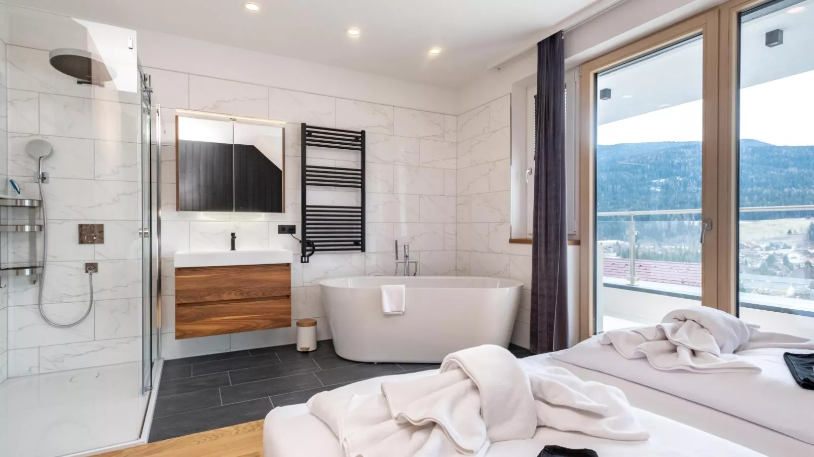 Doppellodge-Badezimmer