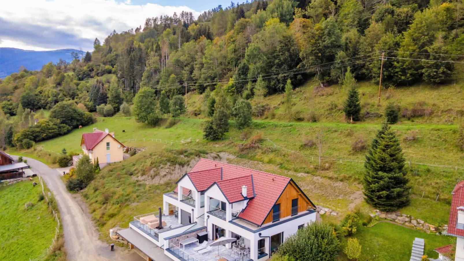 Doppellodge-Außenbereich Sommer