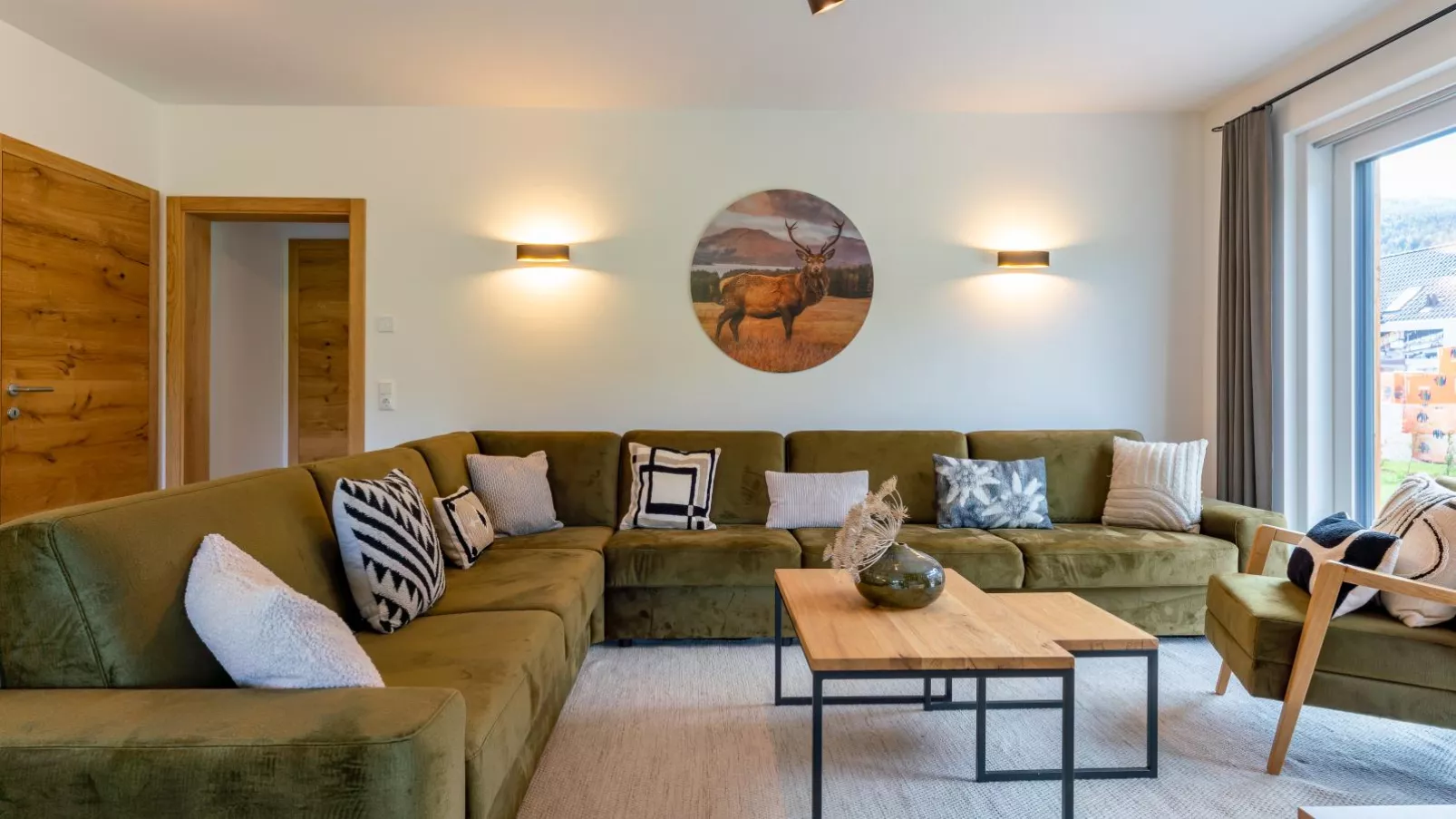 Mountain Chalet An der Mur-Living room