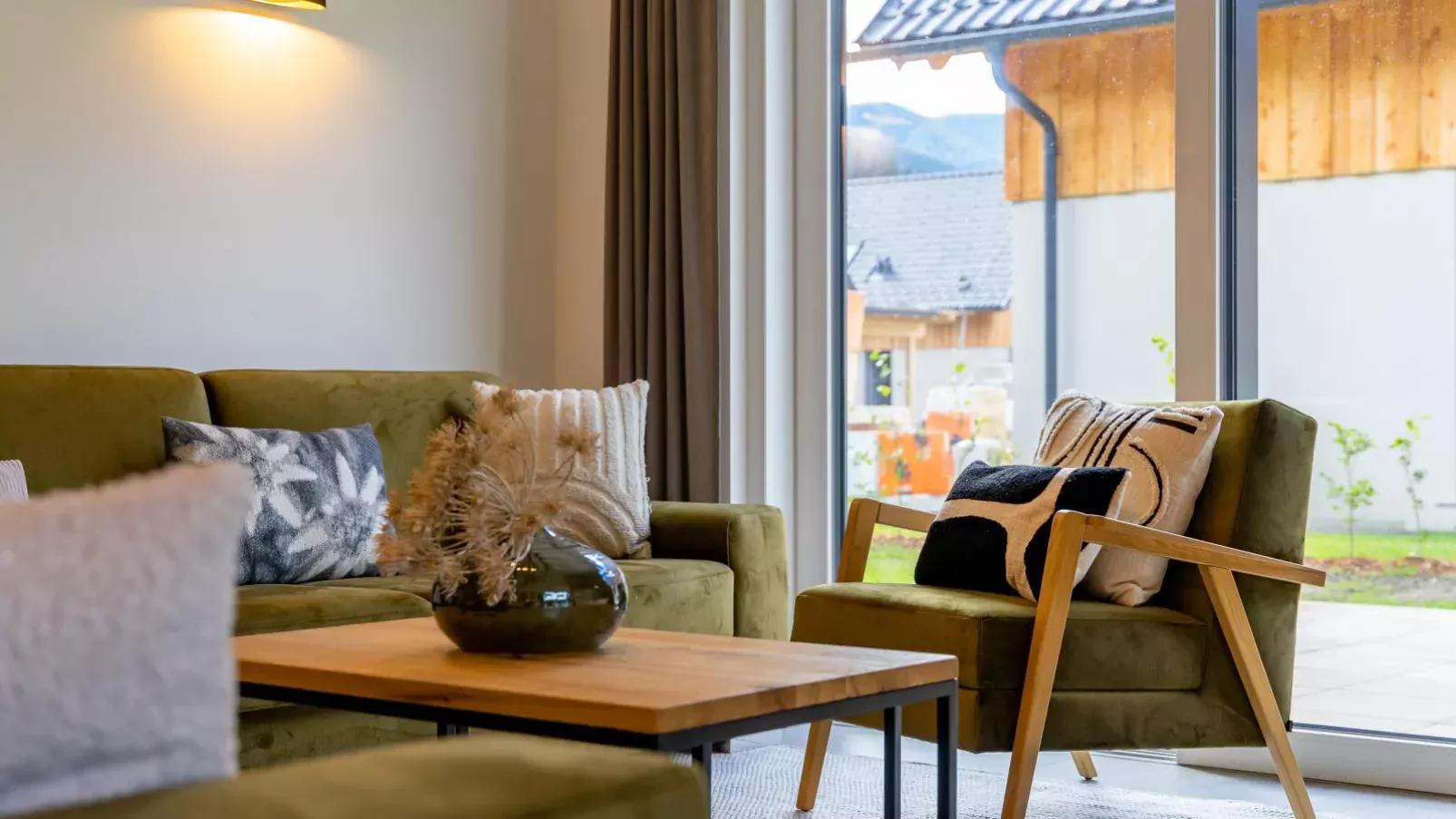 Mountain Chalet An der Mur-Living room