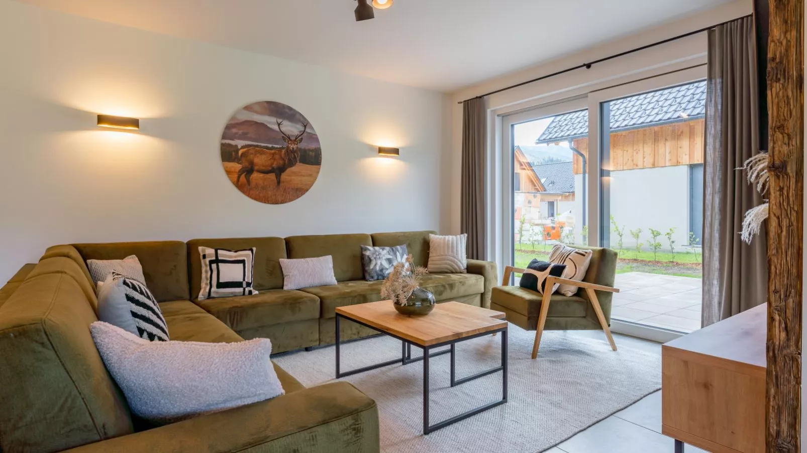 Mountain Chalet An der Mur-Living room