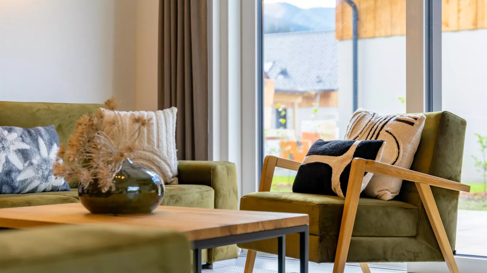 Mountain Chalet An der Mur-Living room