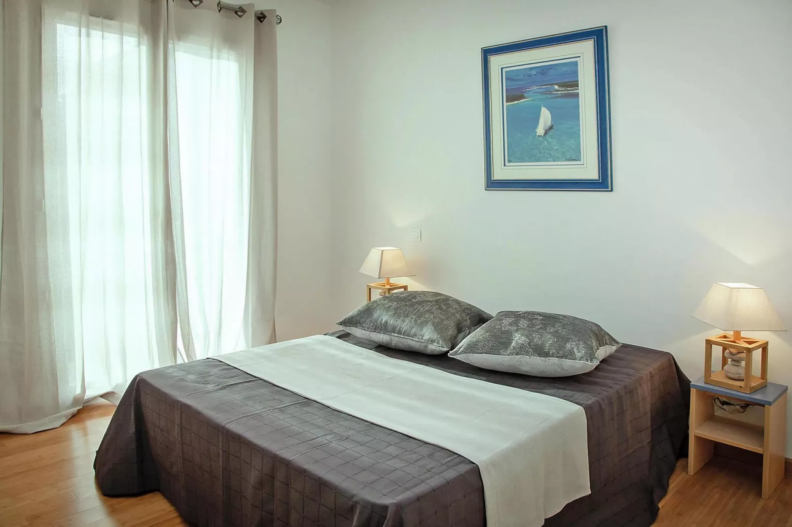Villa Tyrrenia Rogliano / T3 Terrasse - de 52 m2 à 72 m2 - VUE CAP-Bedroom