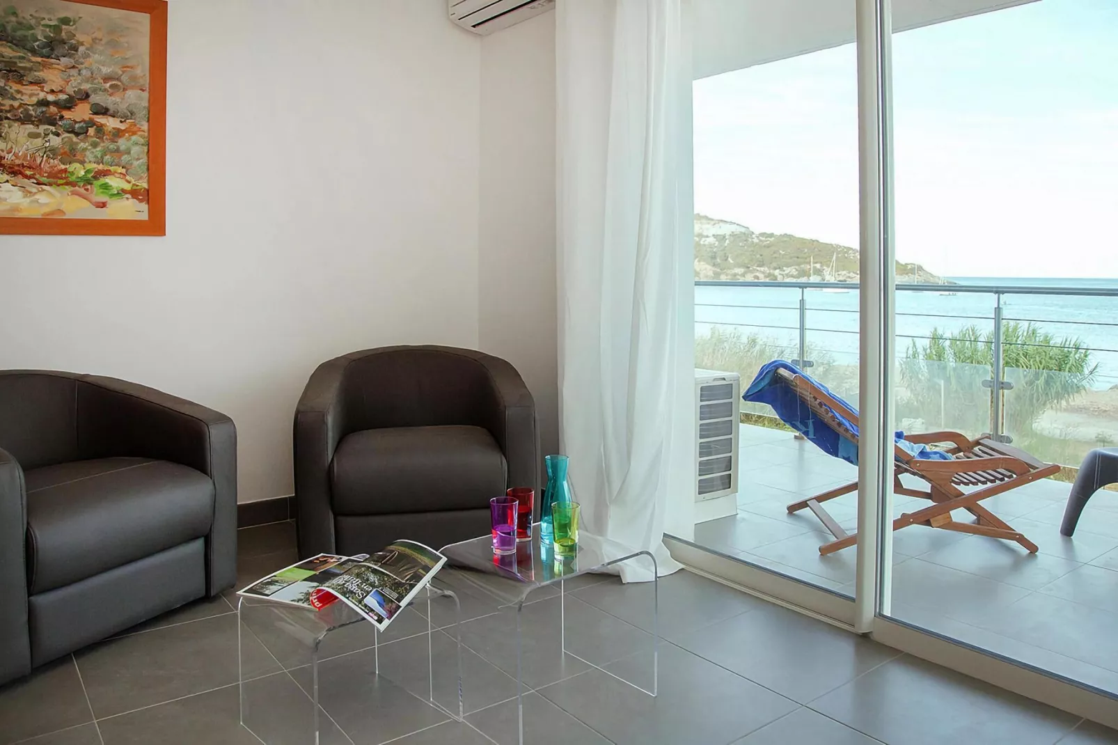 Villa Tyrrenia Rogliano / T3 Terrasse - de 52 m2 à 72 m2 - VUE CAP-Living room