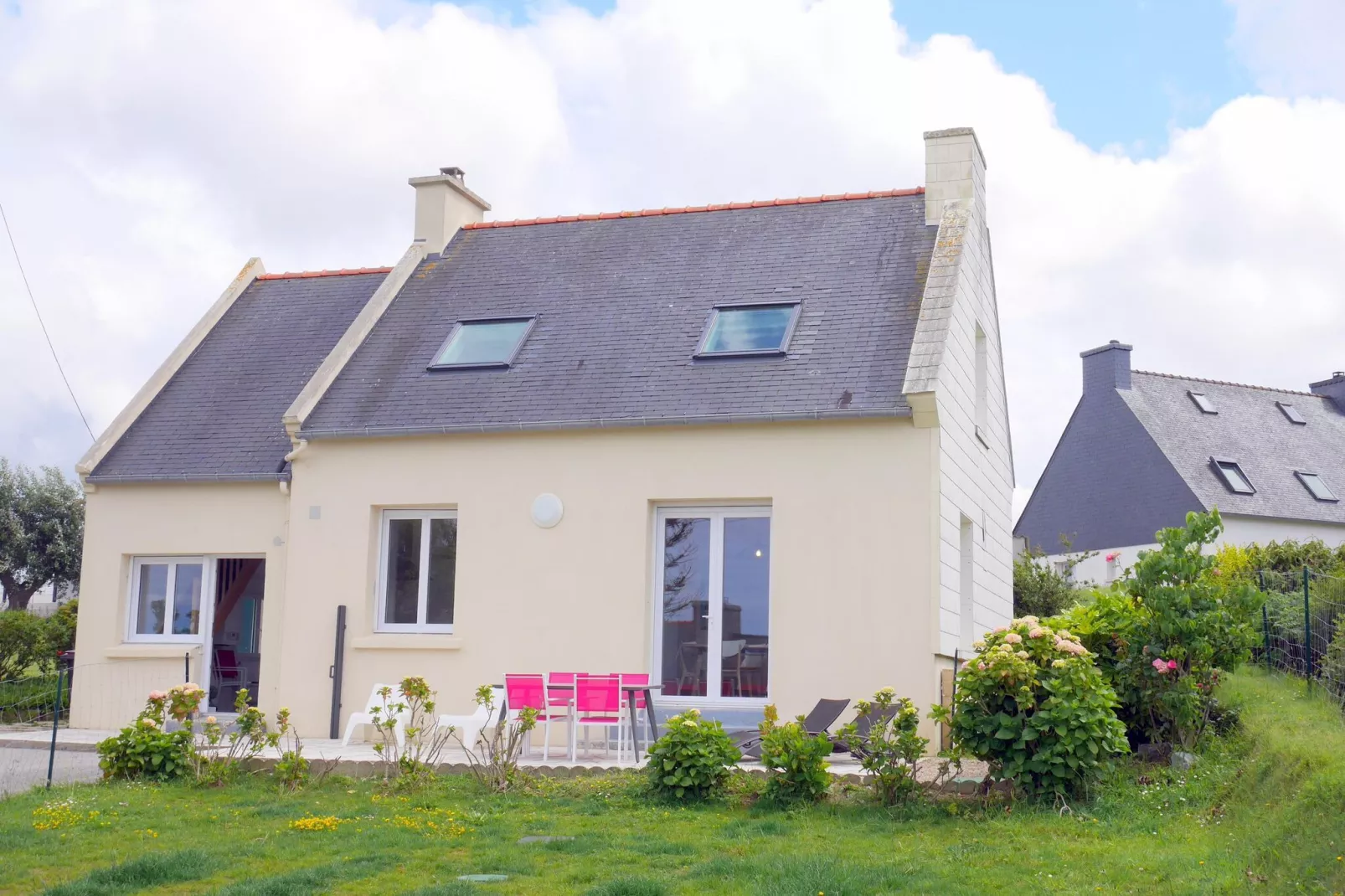 Ferienhaus St  Pabu-Extérieur été