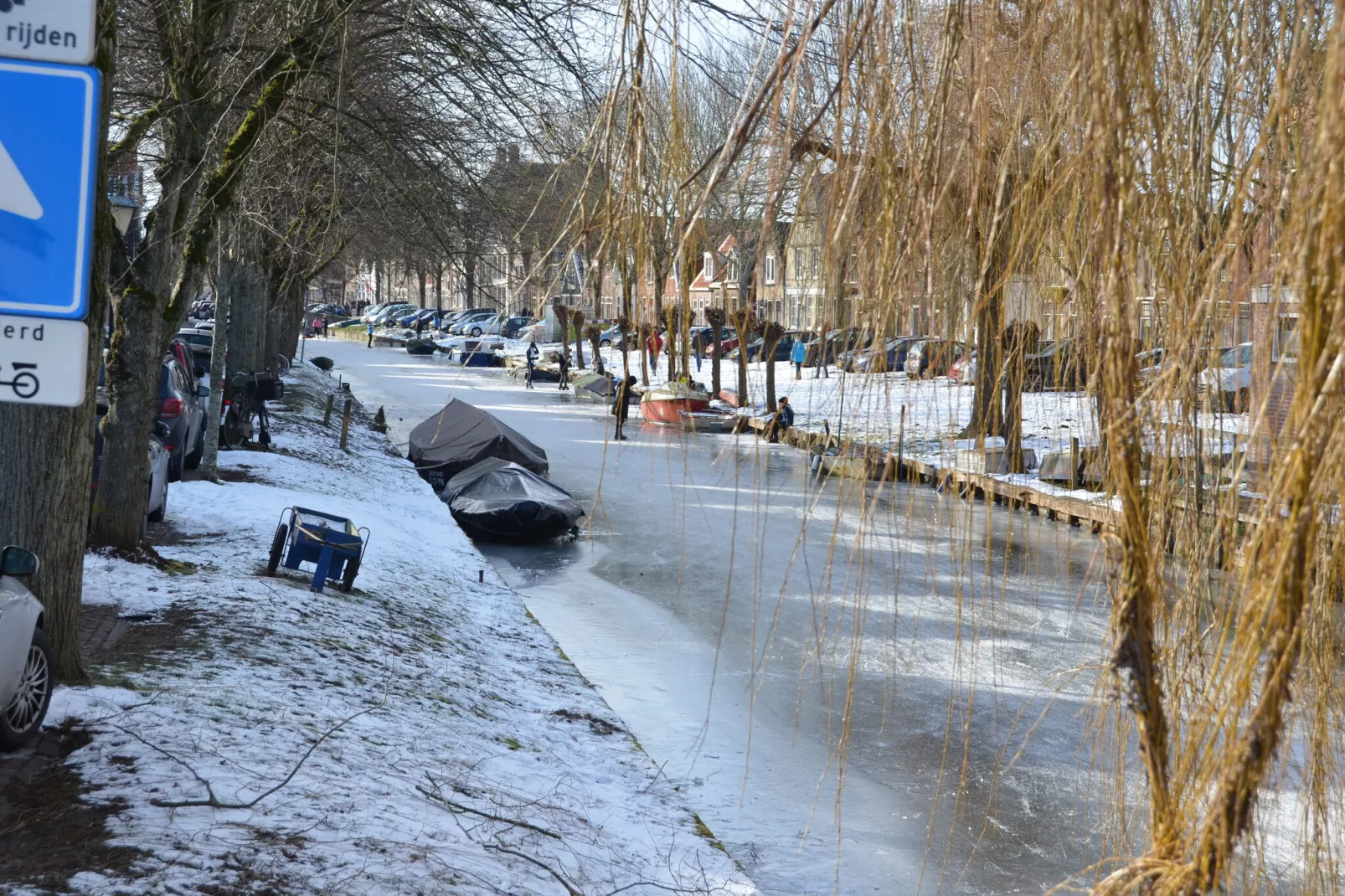 Edammer Vissershuisje-View winter