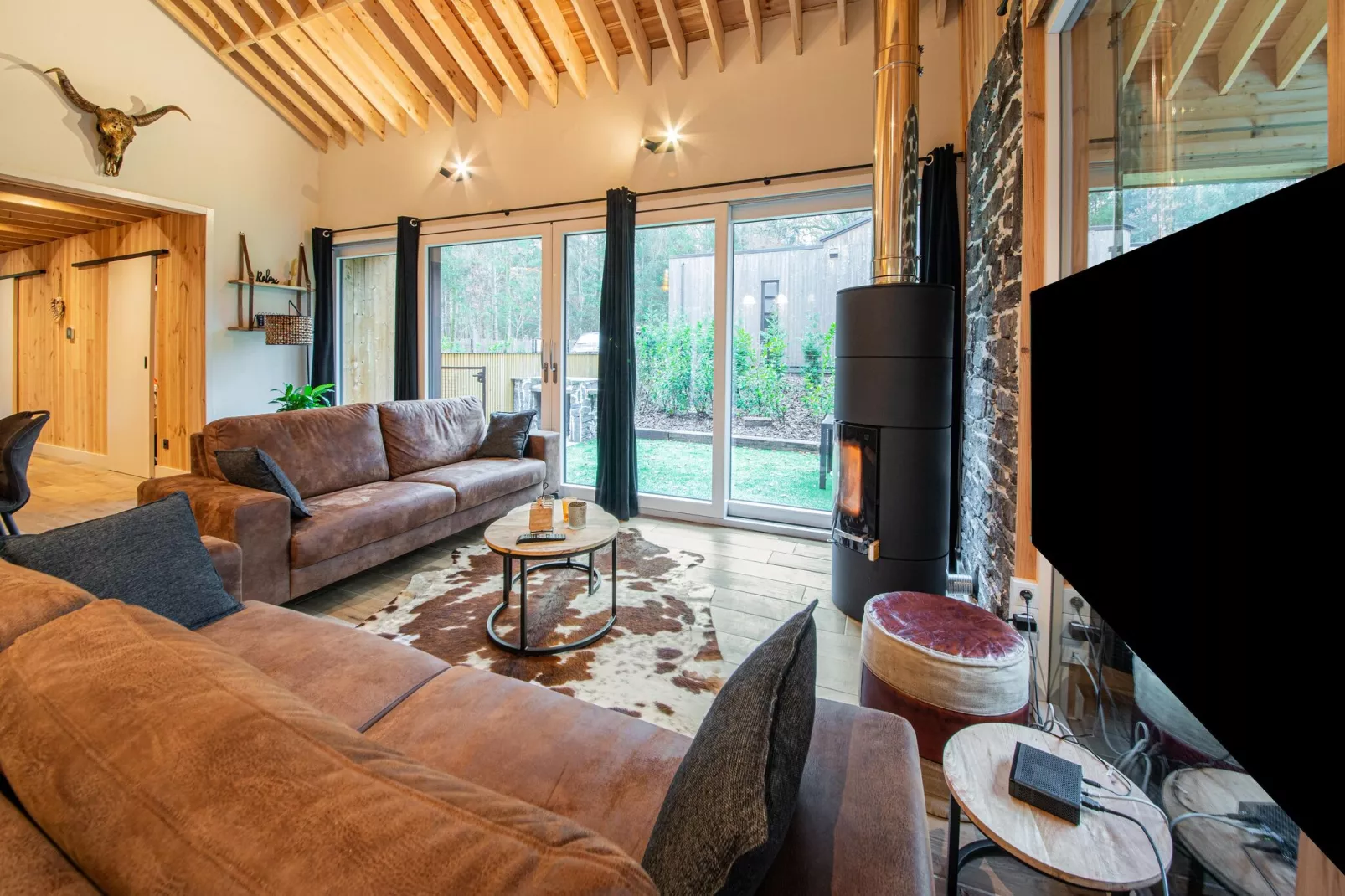 Chalet Interwood d'Oré-Living room