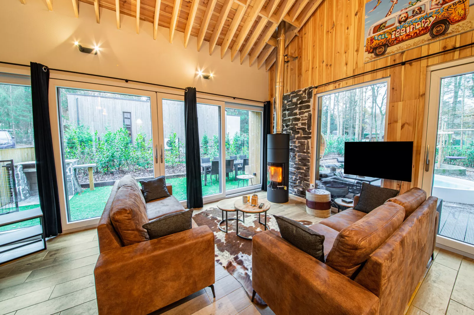 Chalet Interwood d'Oré-Living room