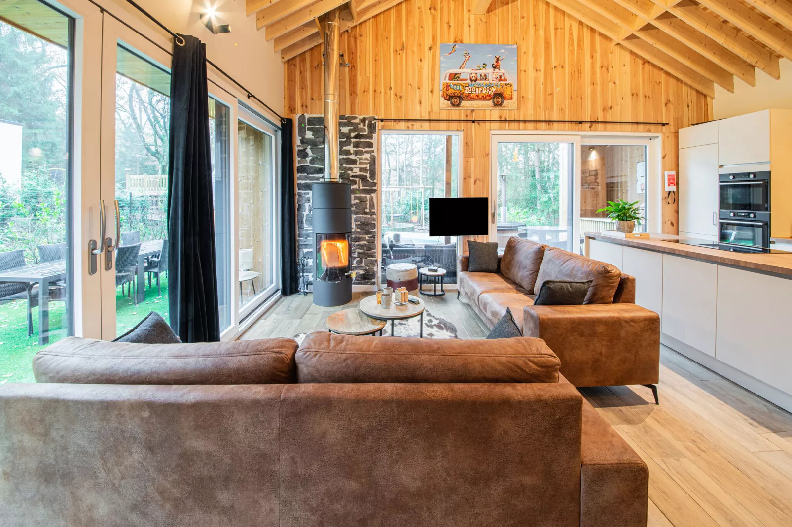 Chalet Interwood d'Oré-Living room