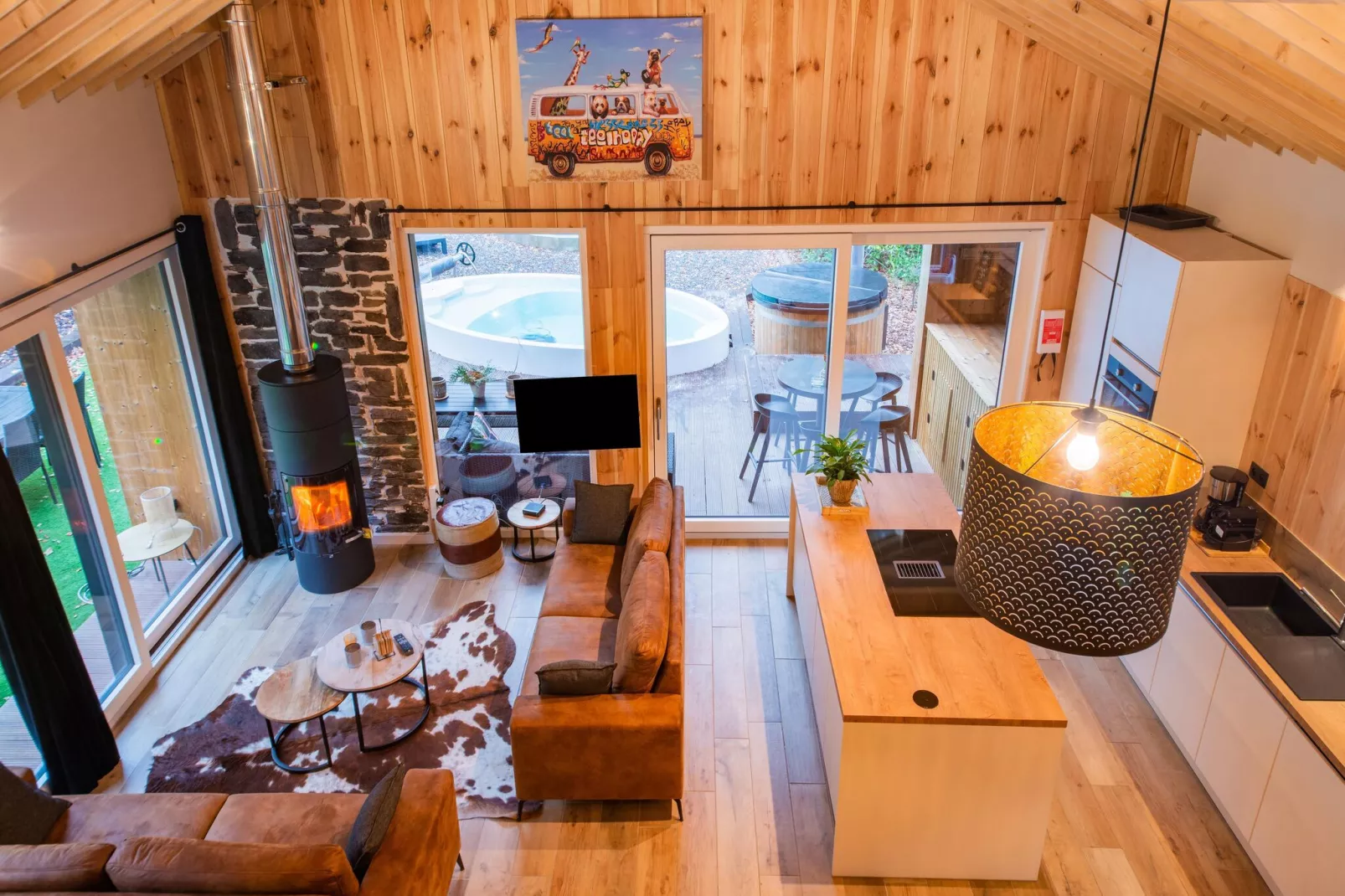 Chalet Interwood d'Oré-Living room