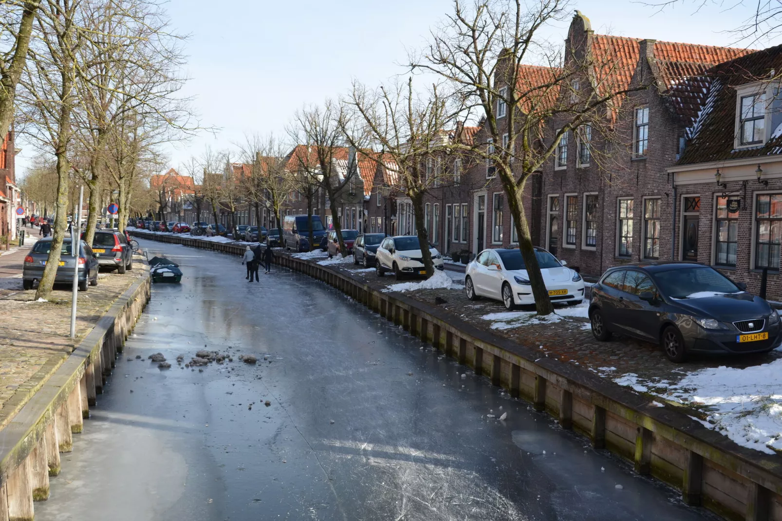 Edammer Vissershuisje-View winter