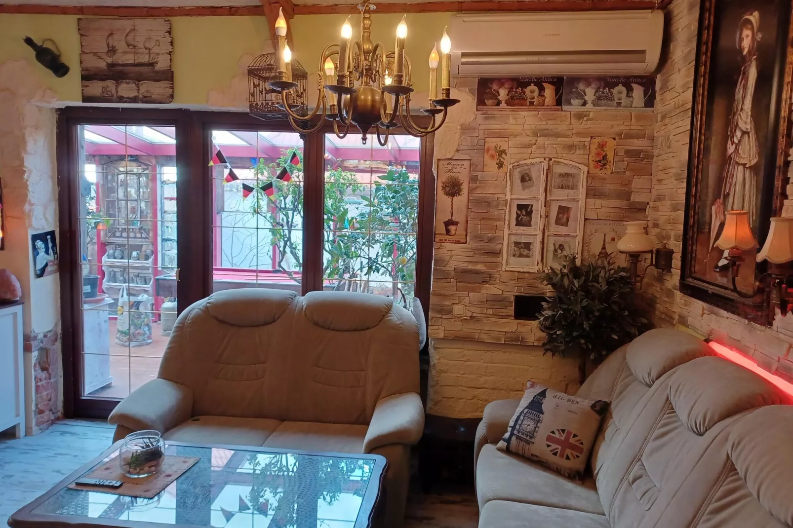 Dachterrassenwohnung-Living room