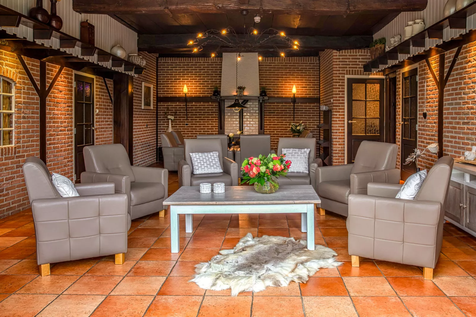 De Familieboerderij-Wohnzimmer