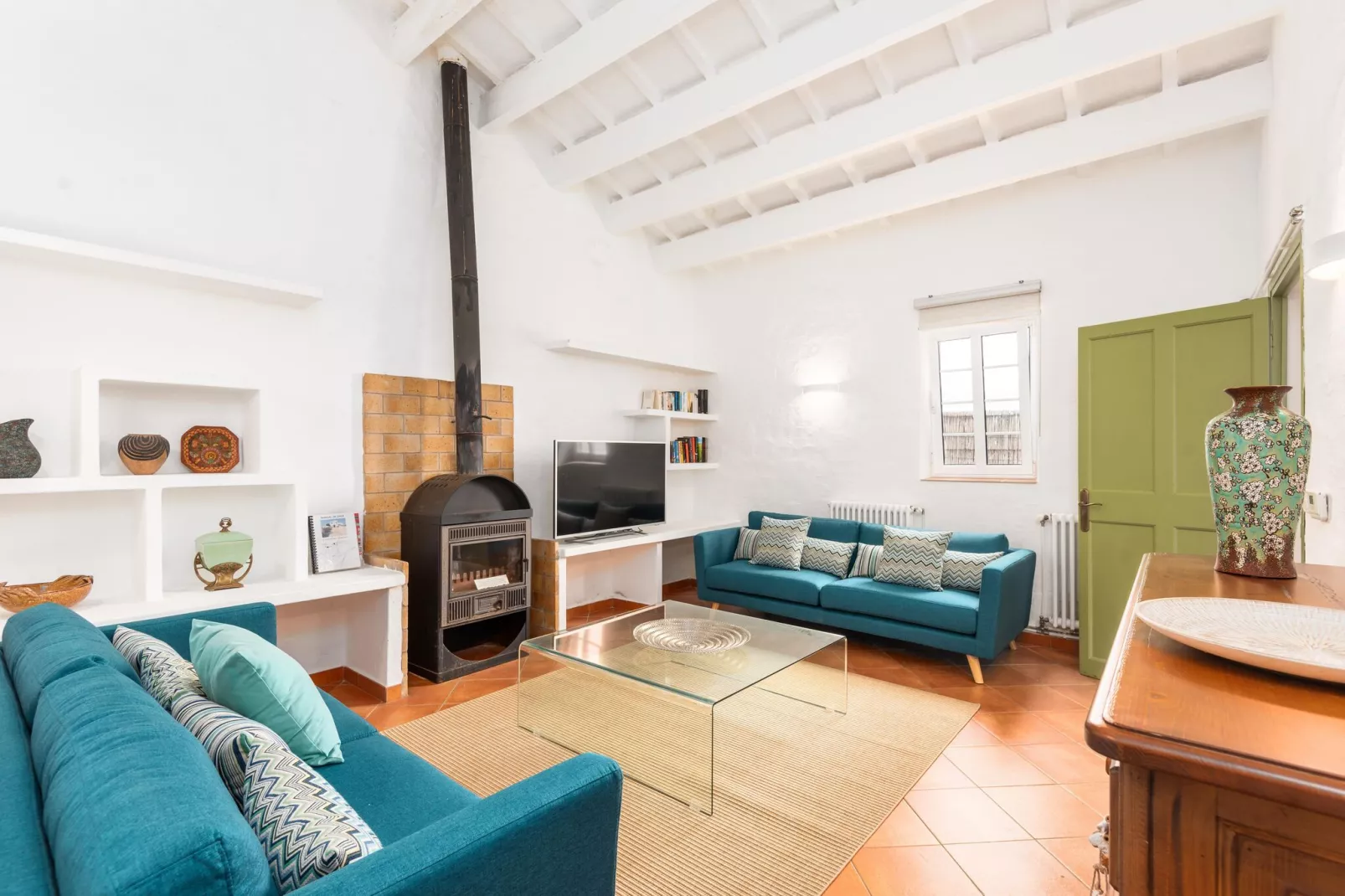 Casa Rural Llucasaldentet-Living room
