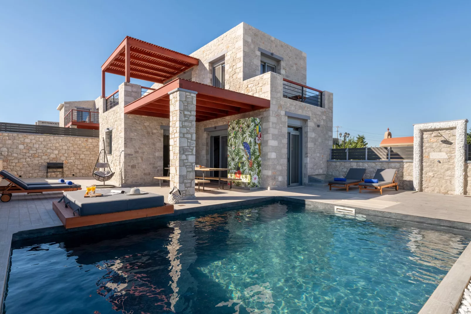 Villa Lachania-6-bedroom - Villa 3-Exterior summer