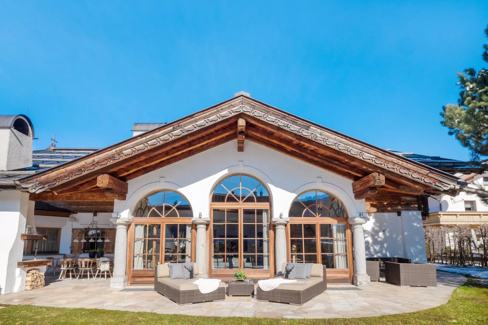 Luxury-Chalet in St Johann in Tirol-Exterior summer