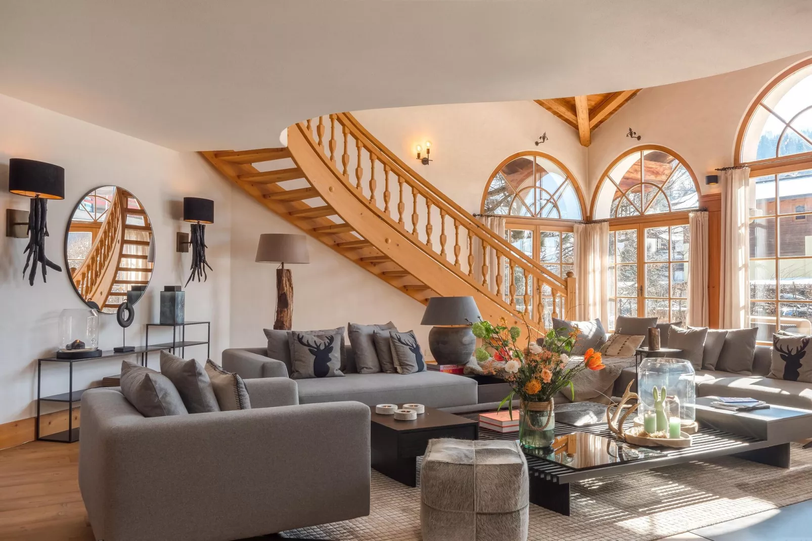 Luxury-Chalet in St Johann in Tirol-Living room