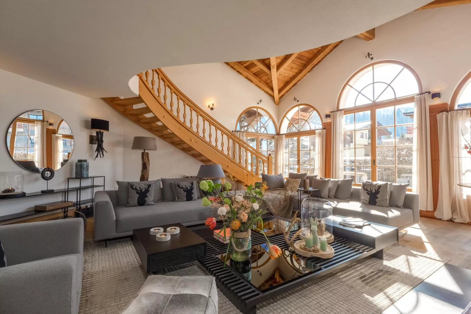 Luxury-Chalet in St Johann in Tirol-Living room